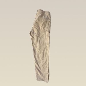 Brandy Melville (John Galt) Cream/Tan Cargo Pants (One Size)